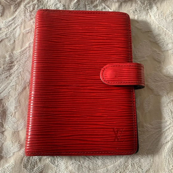 Louis Vuitton Vintage Red Epi Leather Agenda Cover - Picture 1 of 16